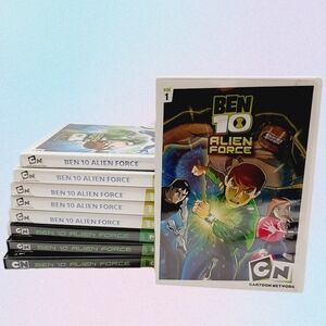 🍒 Ben 10 Alien Force Series Complete Vol 1 2 3 4 5 7 8 9 DVD Set TV Seasons 1-3